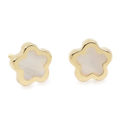 Pendientes-Eles-niña-margarita-Oro-amarillo-18K