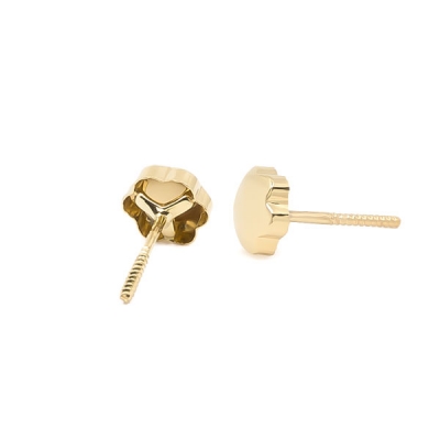Pendientes- Eles- bebe-margarita-lisa- Oro- amarillo- 9 Kilates