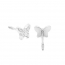 Pendientes- Eles- bebé- mariposa-circonitas- Oro- blanco-18K