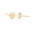 Pendientes- Eles- bebe-margarita-lisa- Oro- amarillo- 9 Kilates